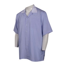 R272 Custom men's short-sleeved shirt  Loose Singapore 65% cotton 35% polyester  Shirt garment factory R272 Custom men's short-sleeved shirt  Loose Singapore 65% cotton 35% polyester  Shirt garment factory